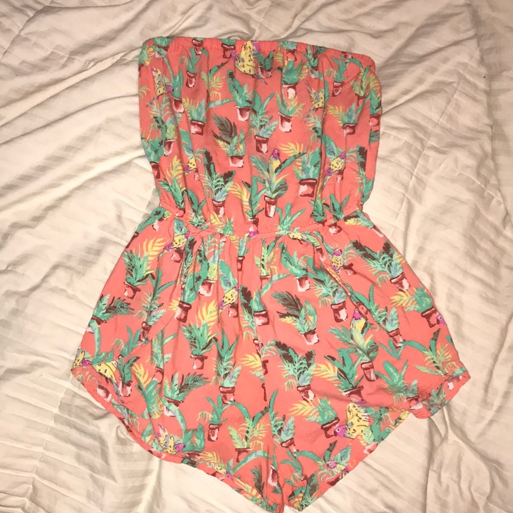 Billabong Orange Summer Romper